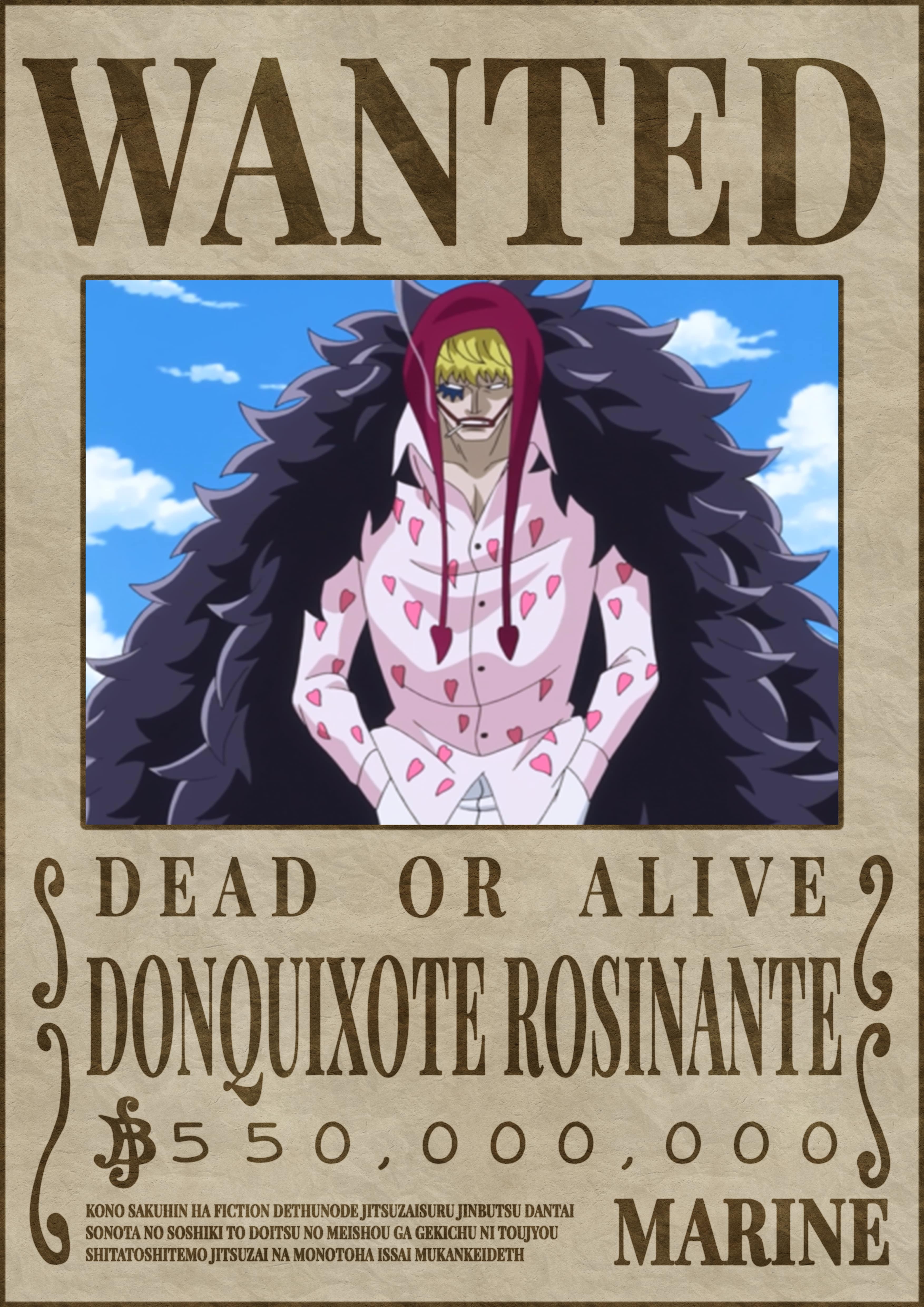 Posters-Wanted Donquixote Rosinante