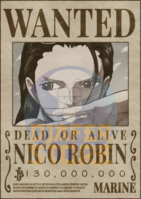 Posters-Wanted Nico Robin