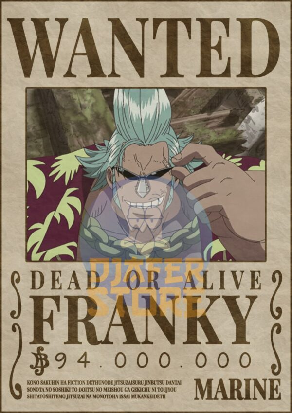 Posters-Wanted  Franky