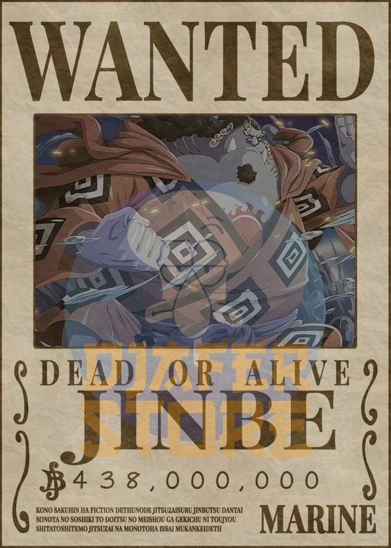 Posters-Wanted Jinbe